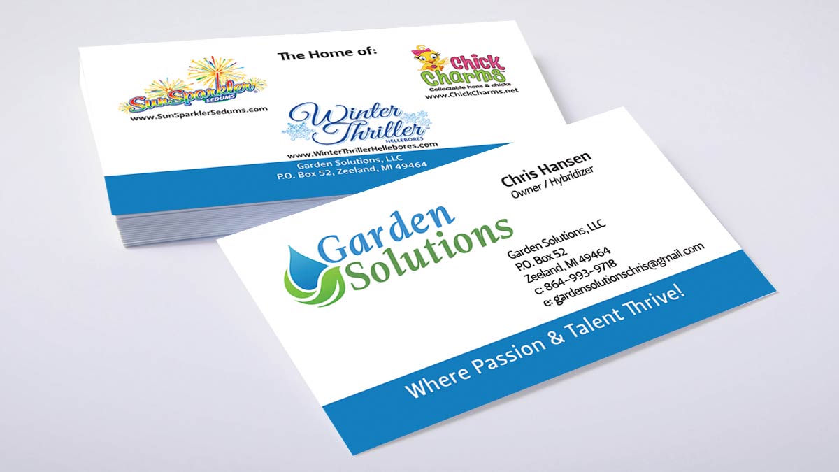 Garden Solutions - Business Card