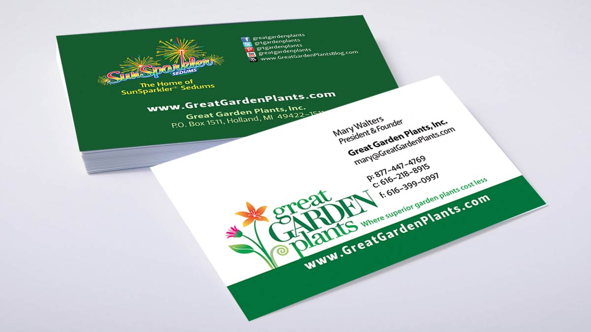 Great Garden Plants - Business Card