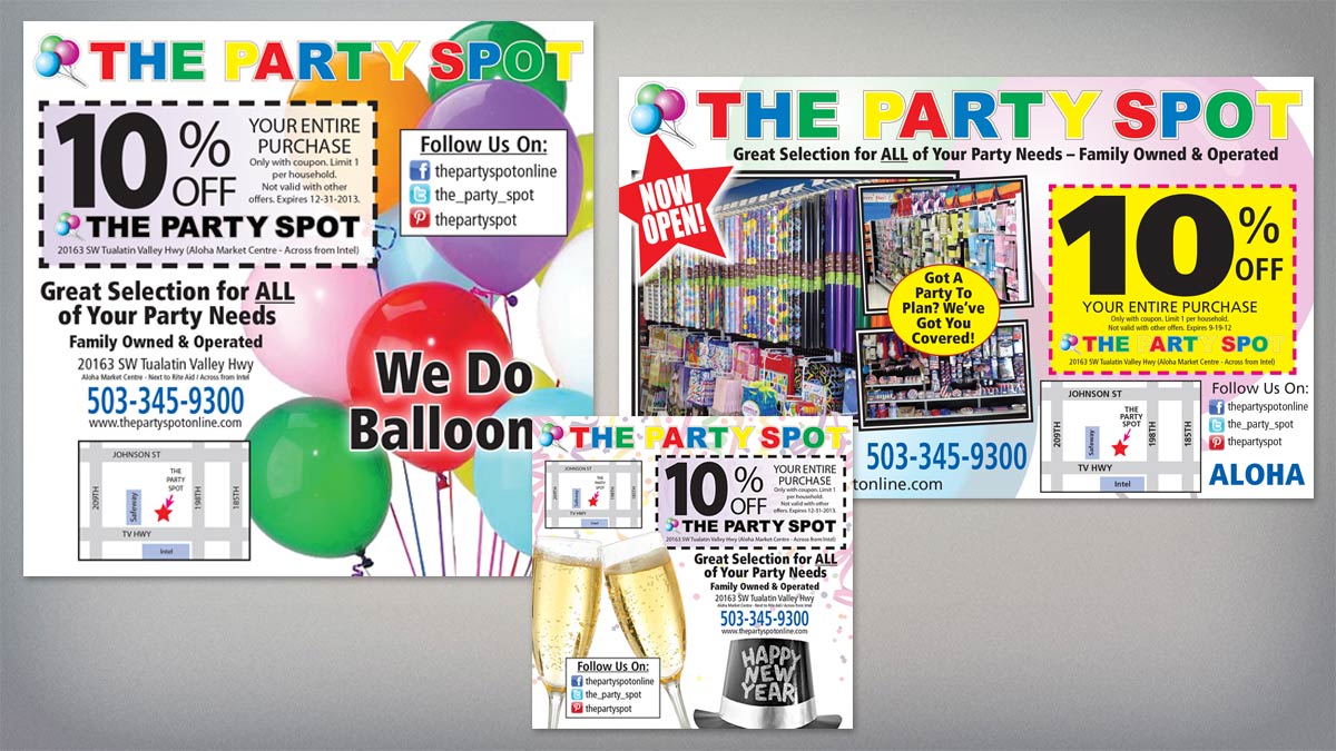 The Party Spot - Advertisements